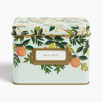 Rifle Paper Co Citrus Grove Recipe Tin