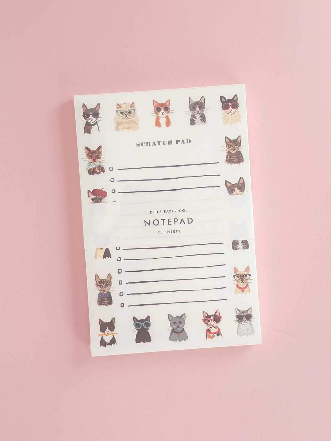 Rifle Paper Co Cool Cats Notepad