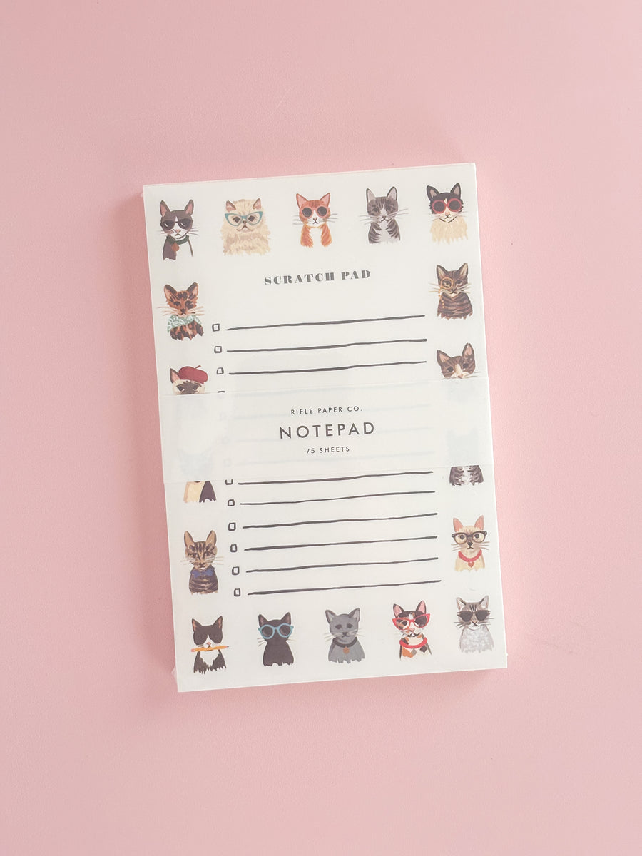 Rifle Paper Co Cool Cats Notepad