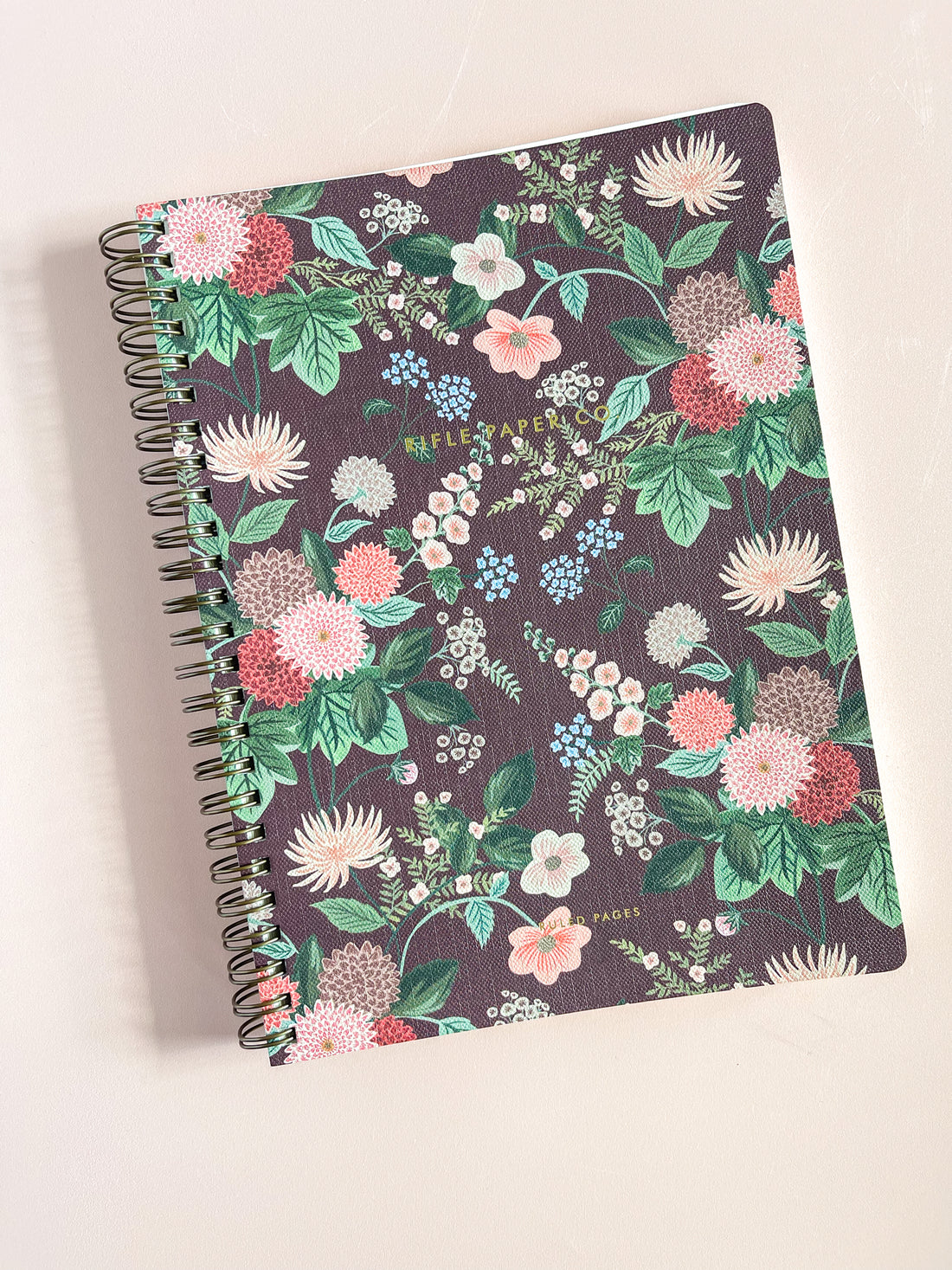 Rifle Paper Co Dahlia Spiral Notebook