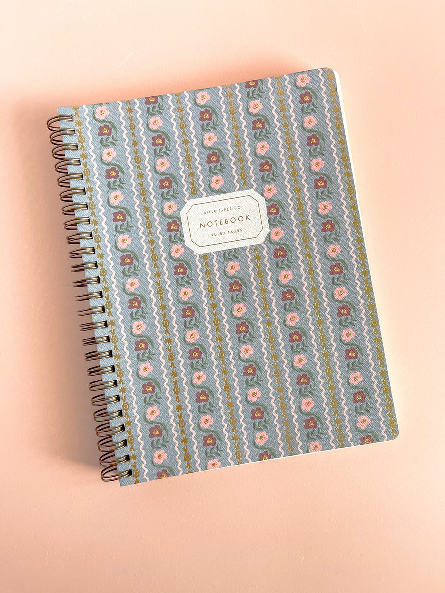 Rifle Paper Co Delphine Spiral Notebook