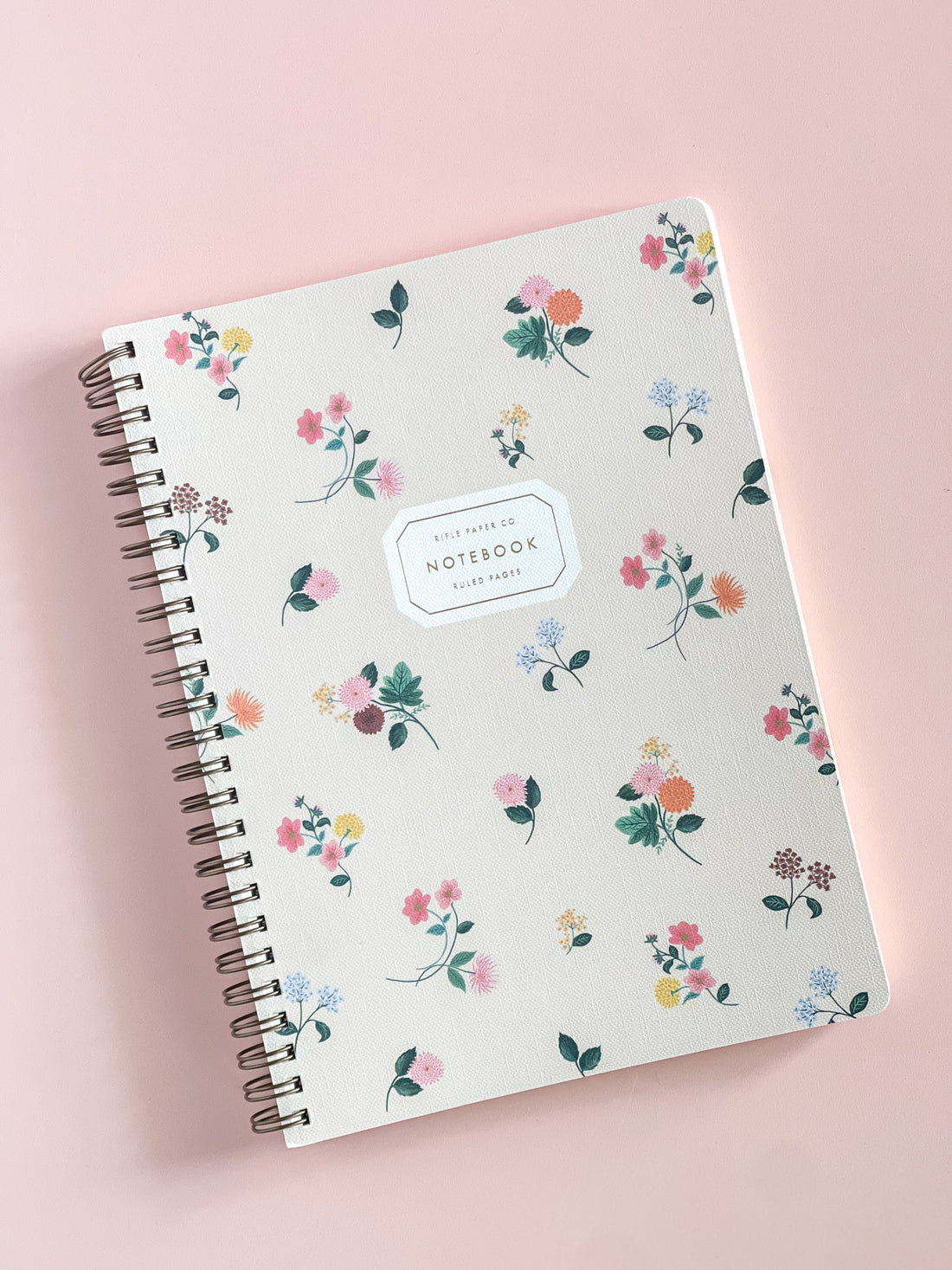 Rifle Paper Co Ditsy Dahlia Spiral Notebook