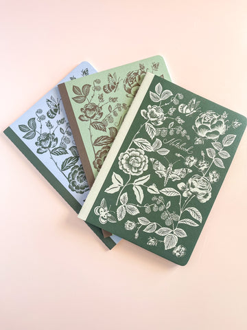 Rifle Paper Co English Rose Assorted Notebooks