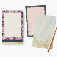 Rifle Paper Co Garden Party Tiered Notepad Pages