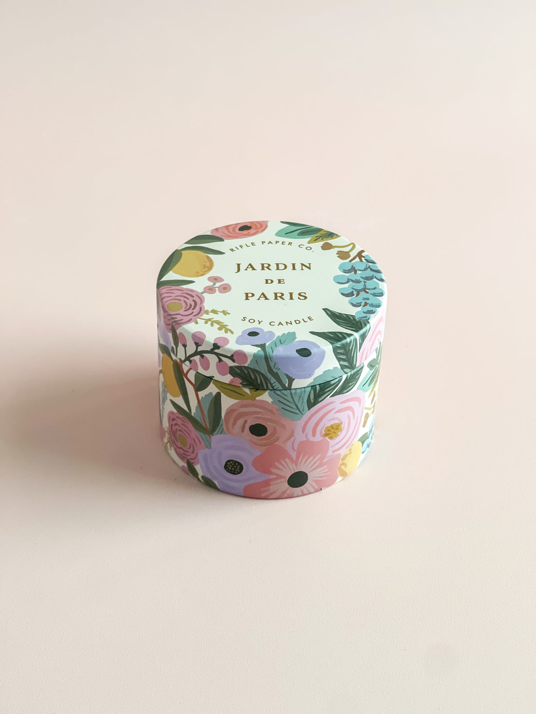 Rifle Paper Co Jardin De Paris Tin Candle