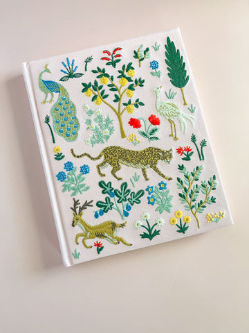 Rifle Paper Co Menagerie Embroidered Sketchbook