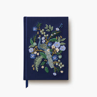 Rifle Paper Co Peacock Embroidered Journal Front