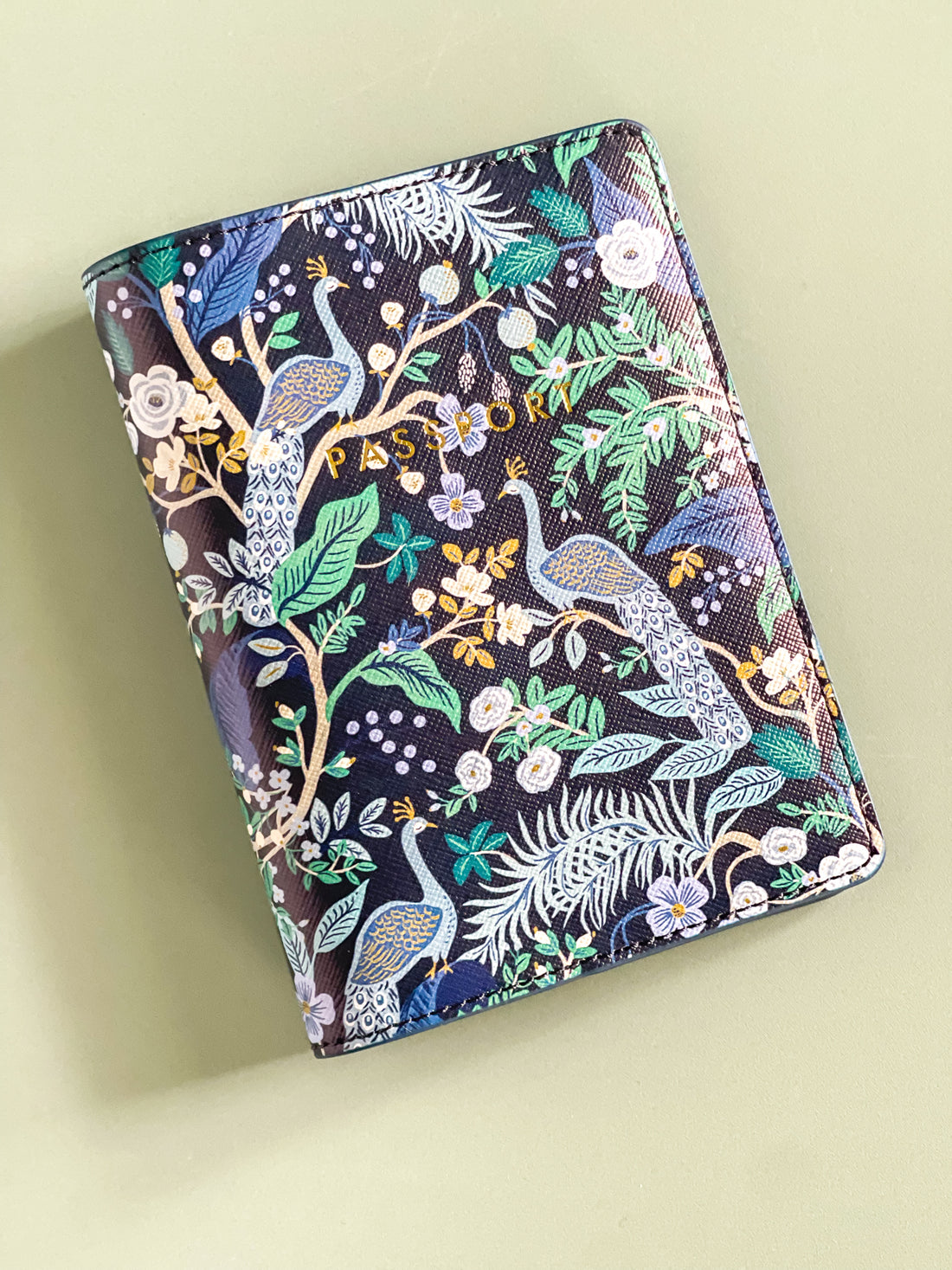 Rifle Paper Co Peacock Passport Holder