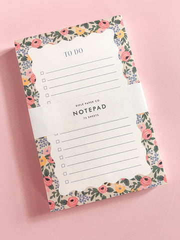Rifle Paper Co Rosa Notepad