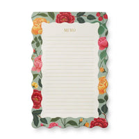 Roses Memo Pad