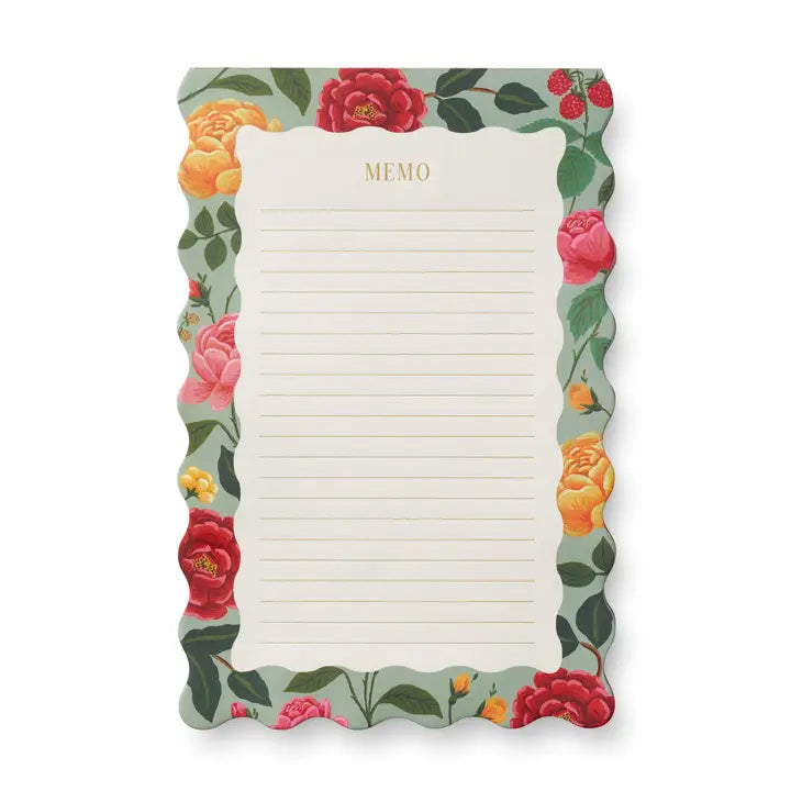 Roses Memo Pad