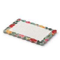 Roses Scalloped Memo Pad