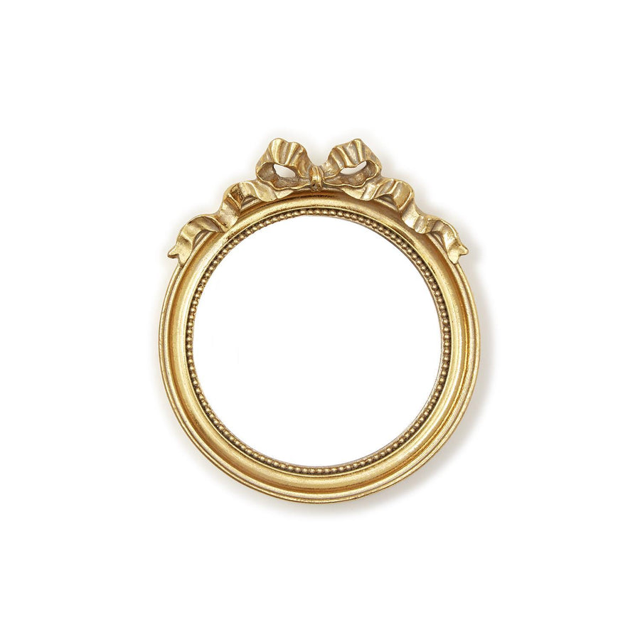 Round Mirror Trinket Tray