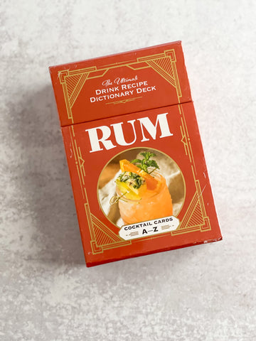 Rum Cocktail Recipe Deck