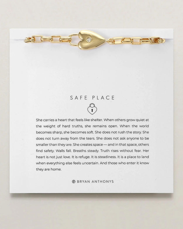 Safe Place Heart Bracelet