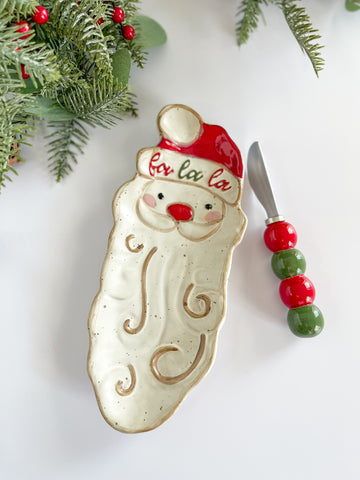 Santa Dish and Spreader Set