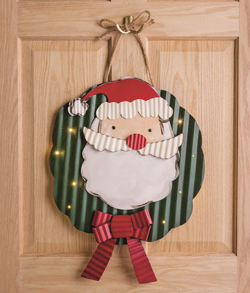Santa Wreath Door Hanger