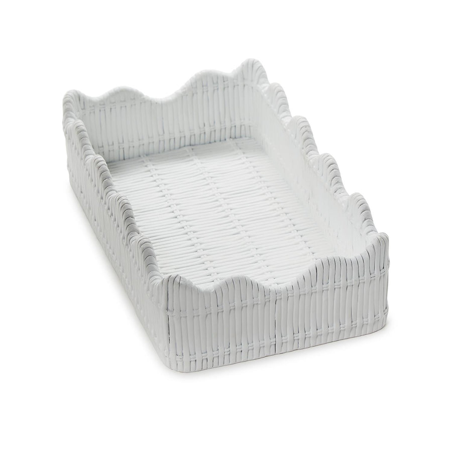 Scalloped Guest Napkin Holder