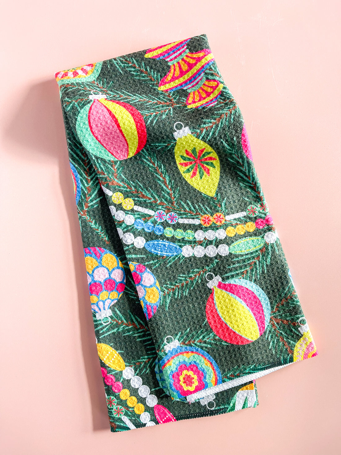 Shiny Ornaments Tea Towel