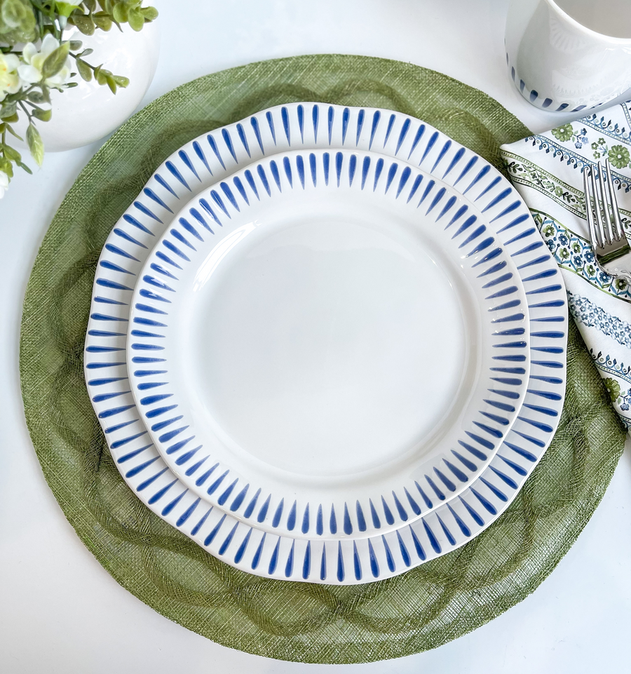 Sitio Blue Salad Plate