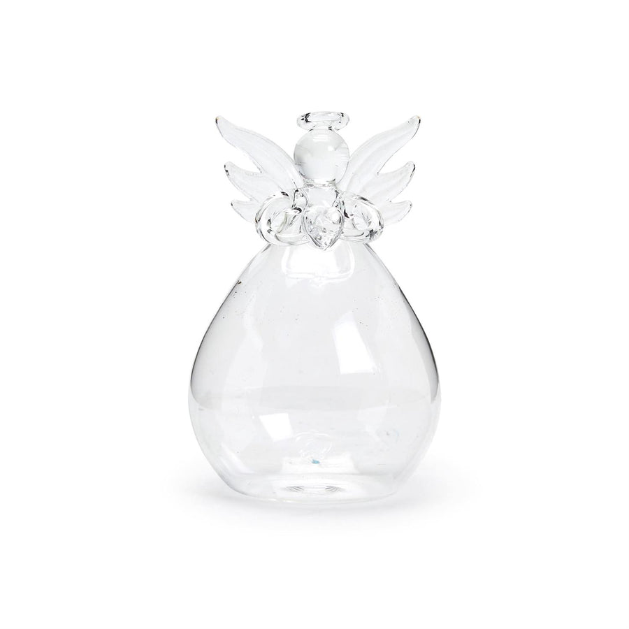 Small Glass Angel Bud Vase