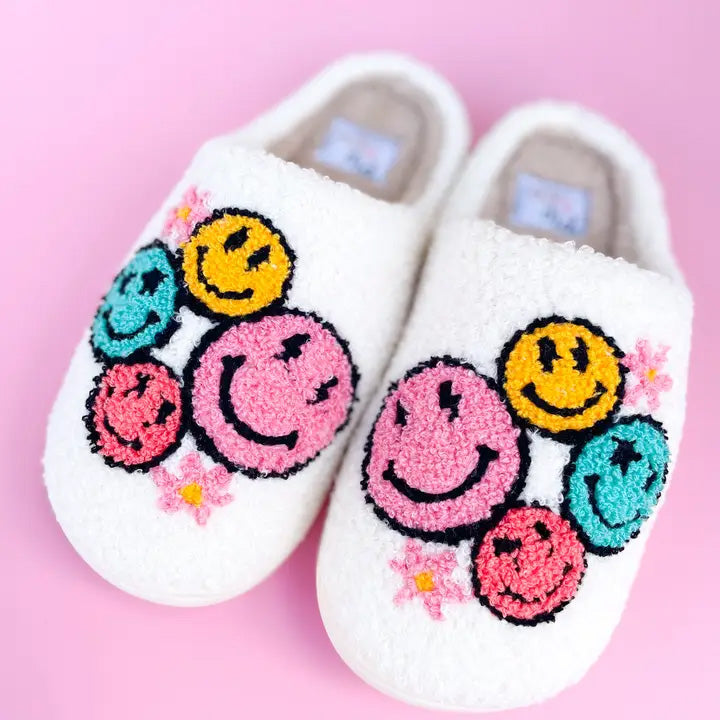 Smiley Face Slippers