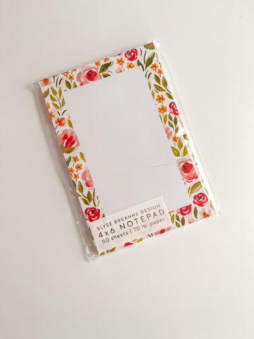 Spring Garden Notepad