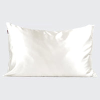 Standard Ivory Satin Pillowcase