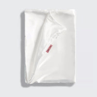 Standard Size Ivory Satin Pillowcase
