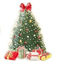 Stoneware Christmas Tree Platter
