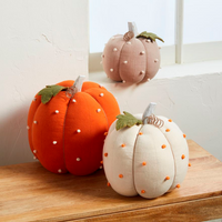 Stuffed Dotted Pumpkin