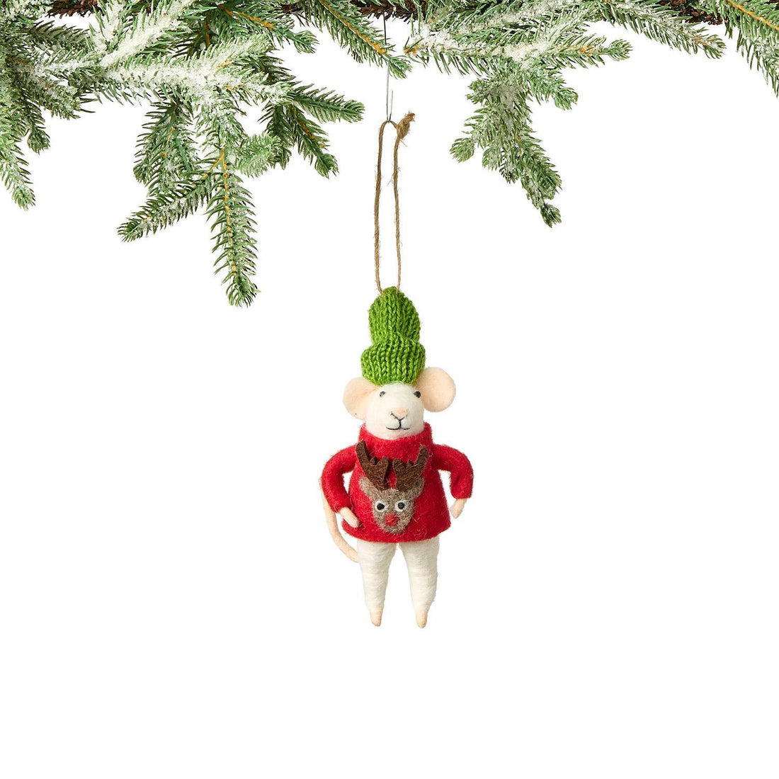 Sweater Mouse Ornament