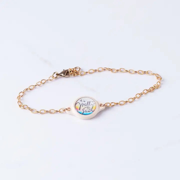 Tap To Pray It is Well Bracelet