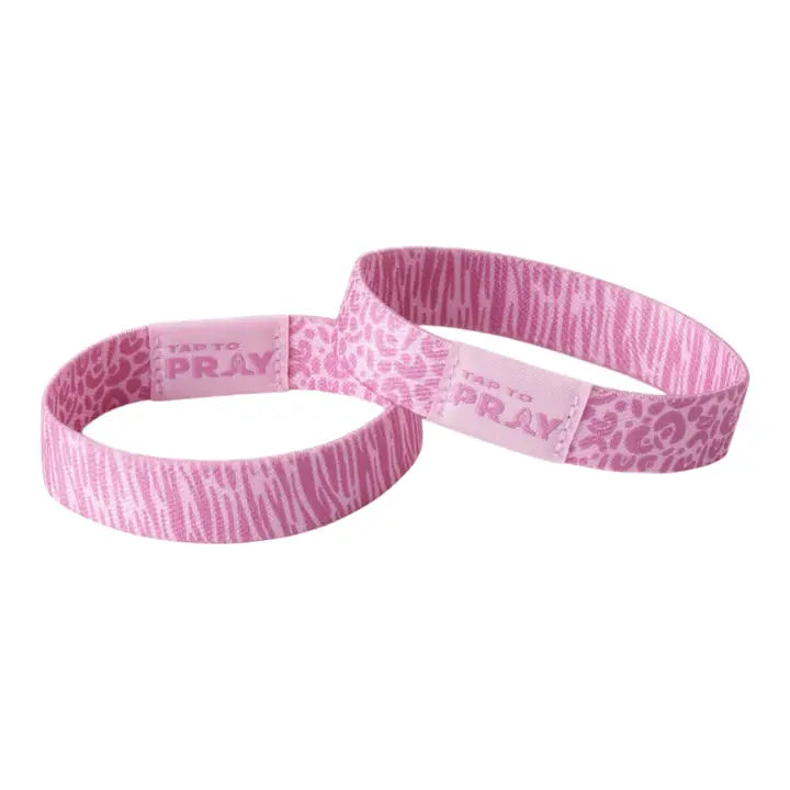 Tap To Pray Wristband - Safari Rose