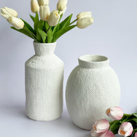 Textured Pressed Vase