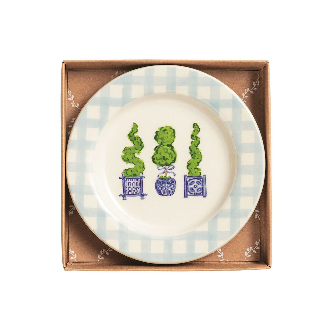 Topiary Tidbit Plate
