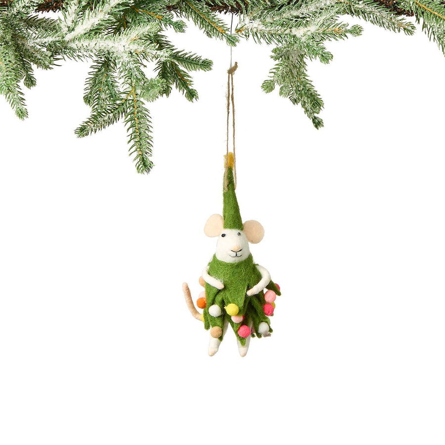 Tree Mouse Ornament