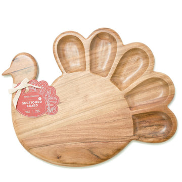 Turkey Shaped Charcuterie Board