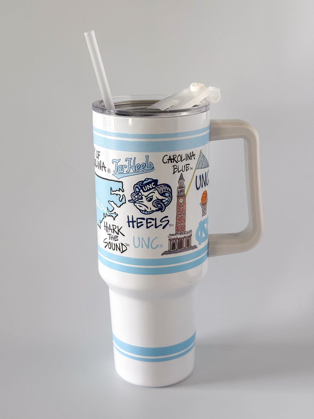 UNC 40oz Tumbler With Handle