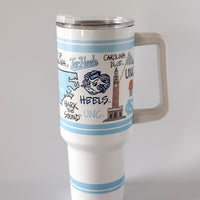 UNC 40oz Tumbler With Handle
