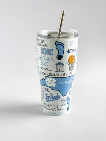 UNC Tarheel Tumbler