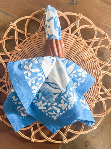 Vibrant Blue Cloth Napkin