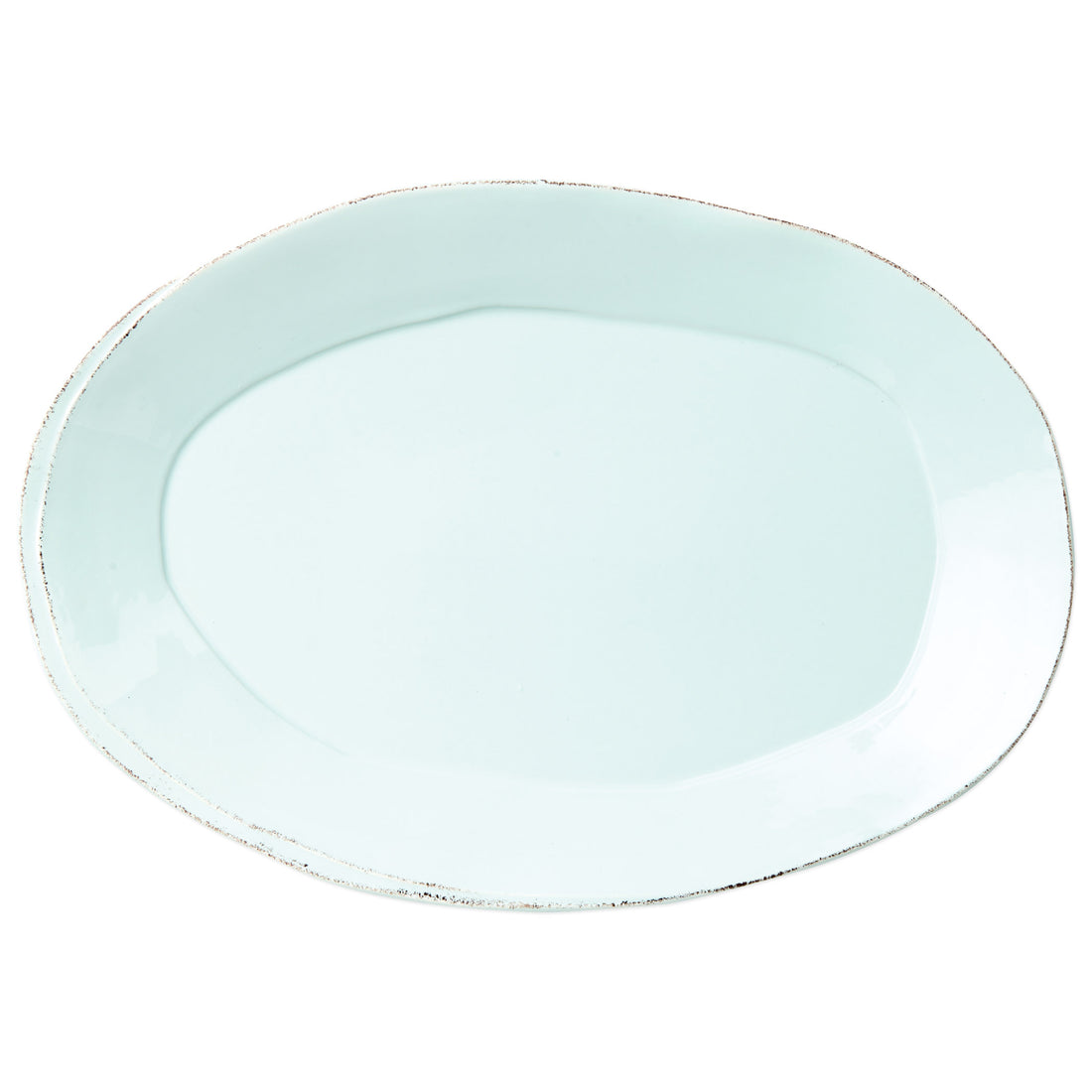 Vietri Lastra Aqua Oval Platter