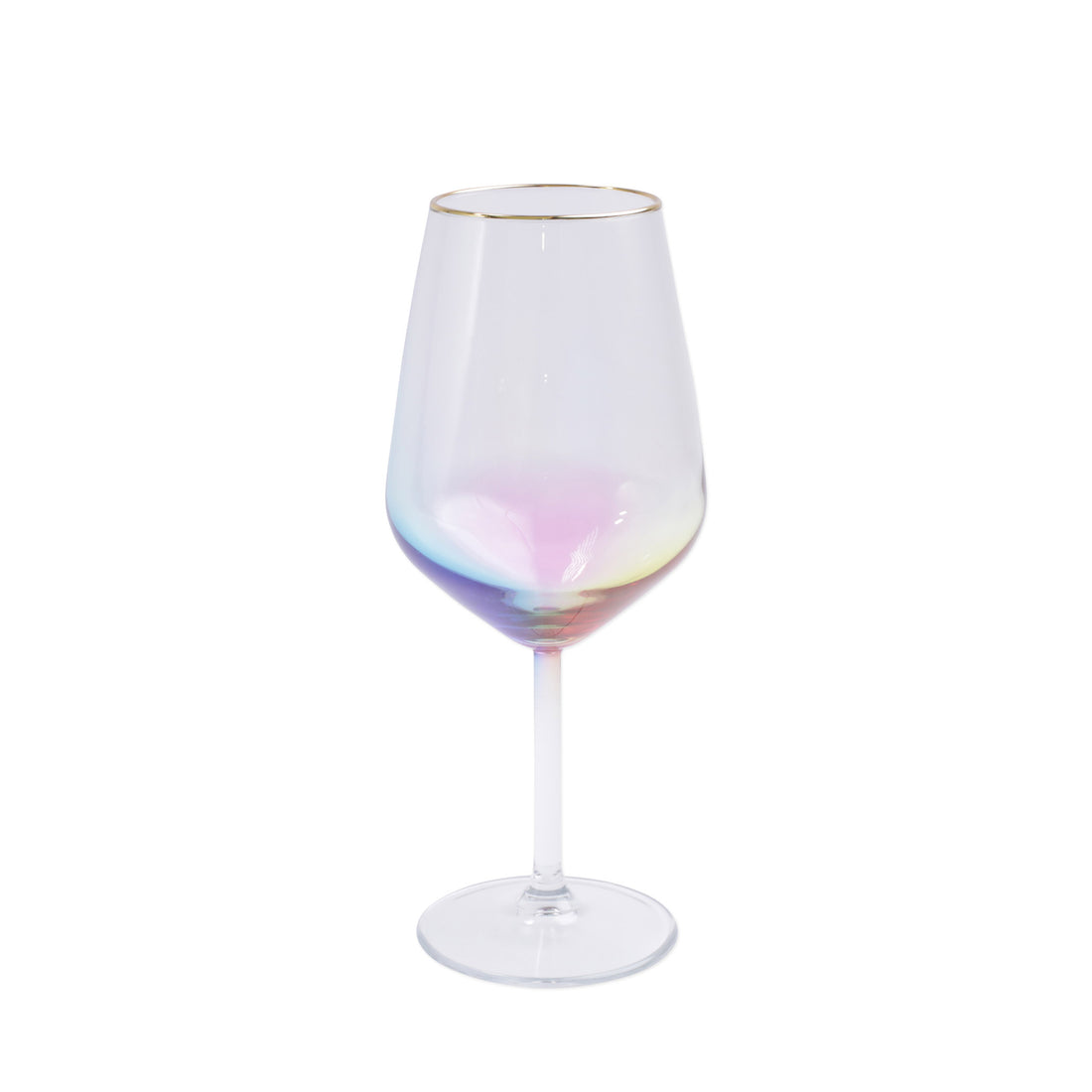 Vietri Rainbow Wine Glass