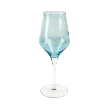Vietri Teal Contessa Water Glass