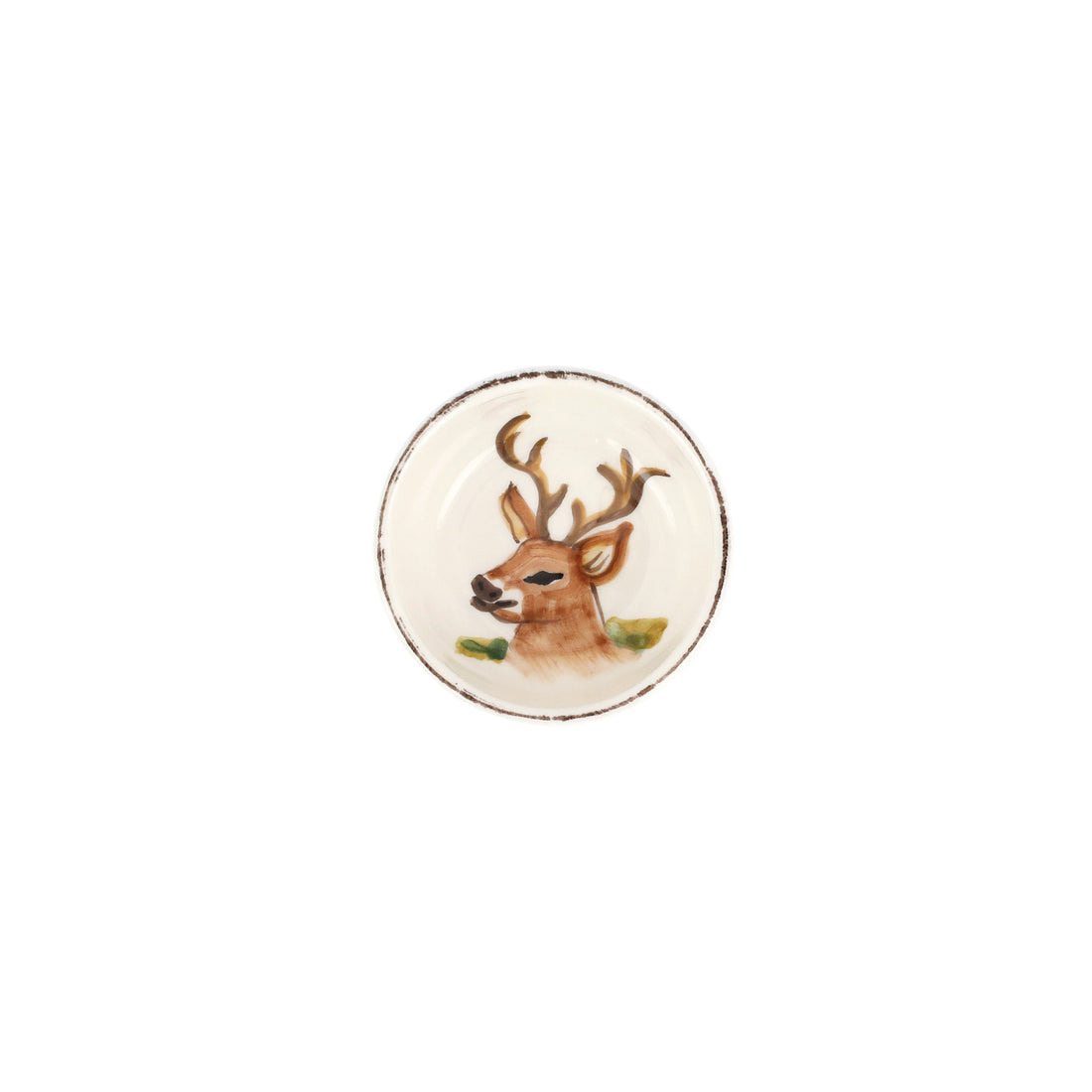 Vietri Wildlife Deer Condiment Bowl