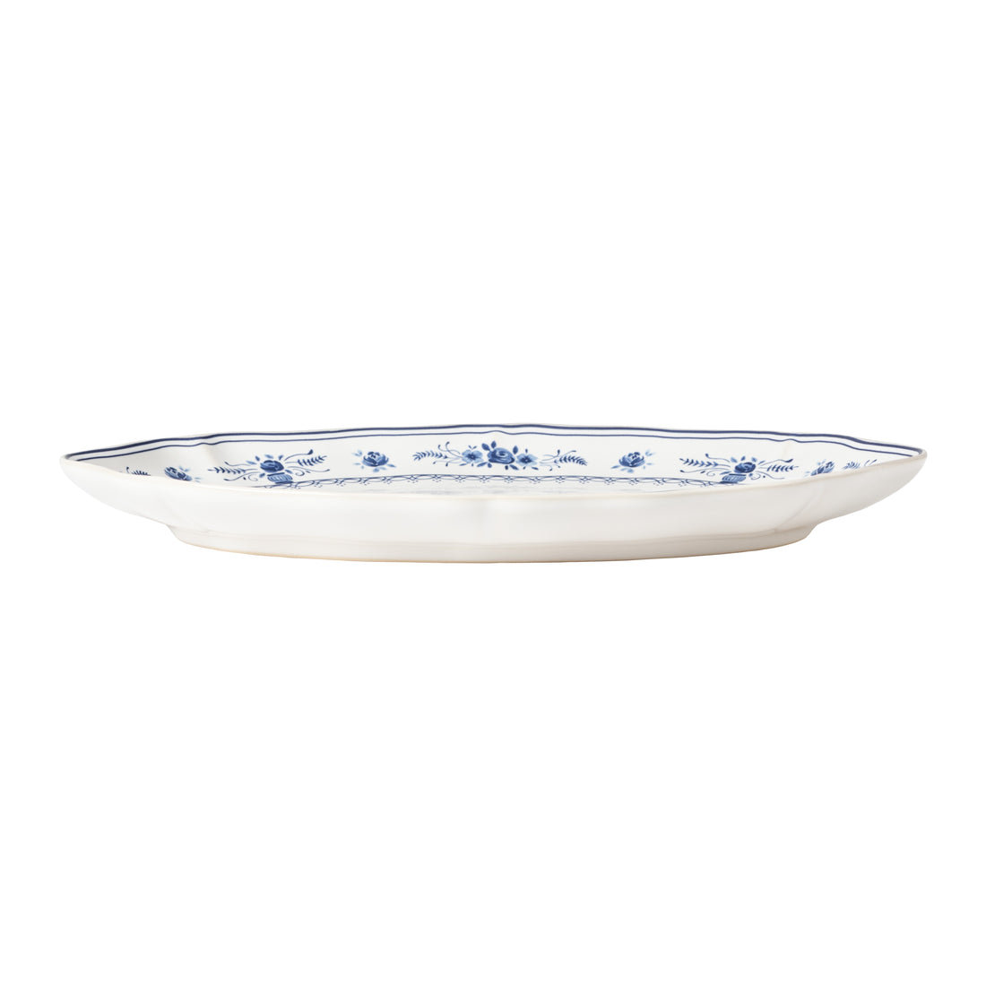 Vila Blue And White Small Oval Platter
