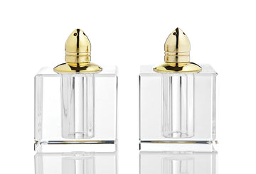 Vitality Gold Salt And Pepper Shakers