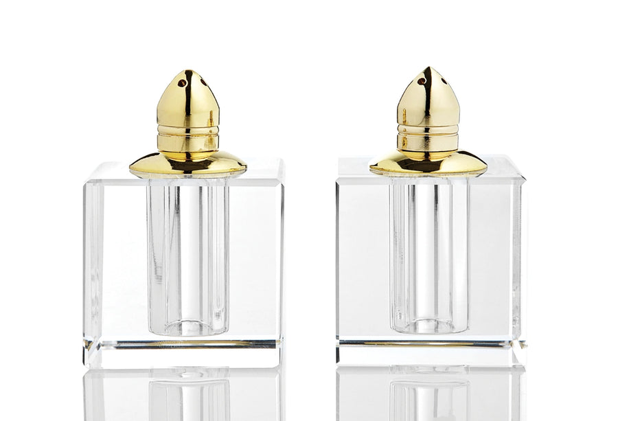 Vitality Gold Salt And Pepper Shakers