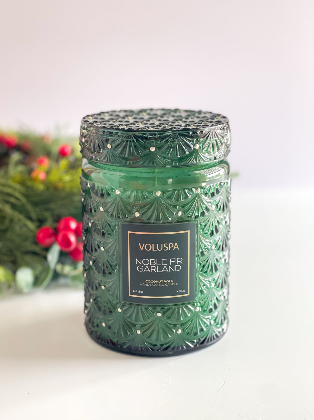 Voluspa Noble Fir Garland Large Candle